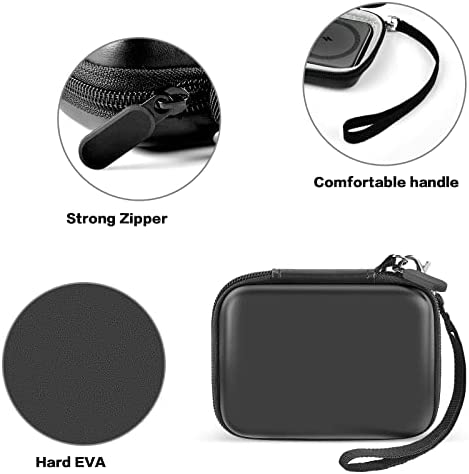 Case for Anker 622/ 633/ 621 Magnetic Battery (MagGo)/ PowerCore 10000, 5000mAh Foldable Wireless Portable Charger Storage Box, External Battery Pack Carrying Holder for USB Cable Accessories-Bag Only