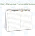 Desk Calendar 2023-2024, Monthly Desktop Calendar, Standing Flip Calendar with Thick Paper(Jan. 2023 - Jun. 2024, 10" x 8.25" ), Academic Year Standing Desk Calendar with Planner Stickers