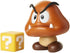 SUPER MARIO Nintendo 3.1" Goomba with Question Block