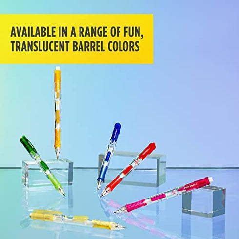 Paper Mate Clearpoint Mechanical Pencils, 0.7mm, HB 2, Fashion Barrels, 4 Count