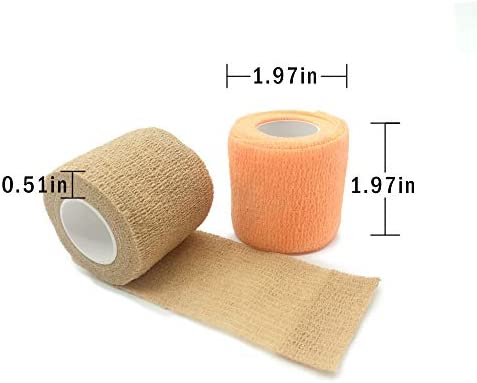 DE Sports Pre-Wrap,12 Pieces Rainbow Pack of Athletic Tape for Sports,Wrist,Ankle