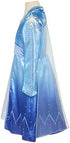 Disney Frozen 2 Elsa Dress Travel Adventure Costume Dress For Girls - Fits Sizes 4-6X, For Ages 3+