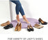 Womens TRULY No Show Socks for Flats Heels Non Slip Cotton Ultra Low Cut Liner Socks