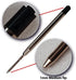6 - Black Parker Compatible Ballpoint Pen Refills. Smooth Writing German Ink and 1mm Medium Tip. #1782467