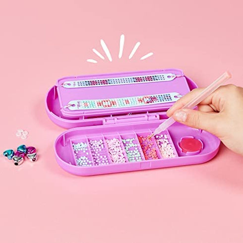 Blingle Bands DIY Gem Friendship Bracelet, 5 Band On The Go Starter Pod - Arts & Craft Activity for Ages 7 and Up