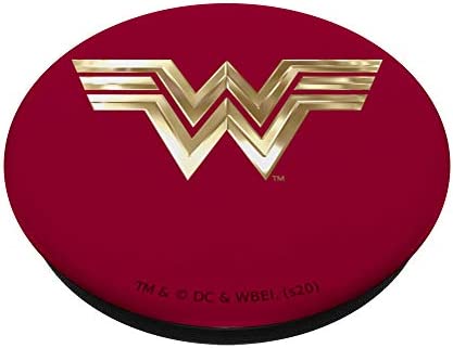 Wonder Woman 1984 Golden Logo PopSockets Swappable PopGrip