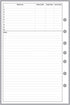 Classic Size Project Planner, Sized and Punched with 7 Holes for 7-Ring Notebooks Such as Franklin, etc. Sheet Size 5.5” x 8.5”