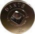 Dante Products FP.GV.SN Satin Nickel Floor Plate for Dante Globe Valve