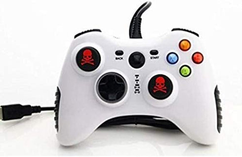 Silicone Thumb Stick Grip Cap Joystick Thumbsticks Caps Cover for PS4 PS3 Xbox One PS2 Xbox 360 Game Controllers (Red Skull 4PCS)