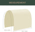Joywell Thick Linen Sofa Armrest Cover for Recliner Anti-Slip Armchair Slipcover for Living Room Couch Loveseat Sofa Arm Protector for Pets, Cats, Set of 2, Grey