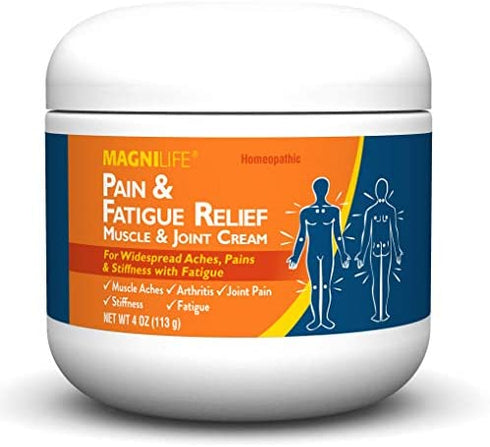 MagniLife Pain and Fatigue Relief Cream, Fast-Acting Relief for Fibromyalgia, Arthritis, Muscle Aches, and Joint Pain - 4oz