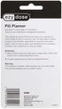 EZY DOSE Weekly Pill Organizer and Planner, Travel Pill Planner, 7-Sided, Colors May Vary