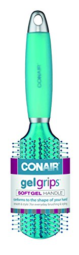 Conair Hair Brush, Gel Grips, All Purpose, colors vary
