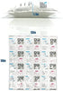 Dry Ice Packs for Shipping Frozen Food Ice Blankets for Coolers Long Lasting Cold Ice Pack Sheets Commercial Transport, Dry Pack Automatic Water Absorption, 24 Ice Cells Each, 4 Sheets
