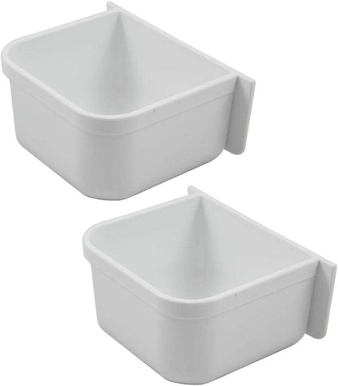 A&H Tool & Die Parrot Cage Replacement Food and Water Cup (Two Pack)