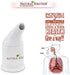 Natural Solution Ceramic Salt Inhaler with 2 Himalayan Pink Salt Refills, Relief Breathing Congestion, White