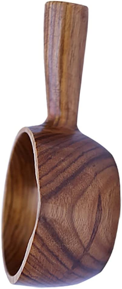 BESTONZON Wooden Water Ladle Water Dipper Bath Ladle for Water Sauna Garden Tea Ceremony Japanese Style