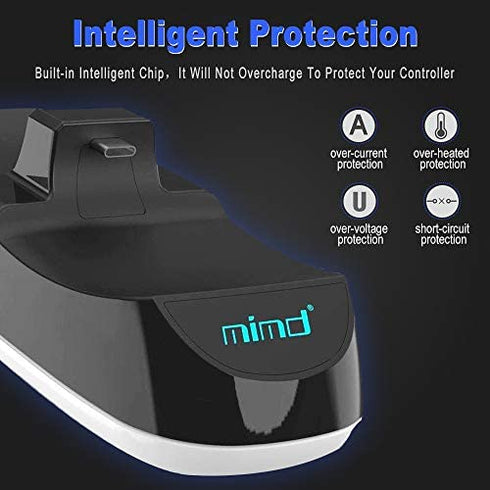 PS5 Controller Charger,Zamia Dual USB PS5 Controller Charging Station for Sony Playstation 5 Charging Dock Stand Station Digital Edition DualSense