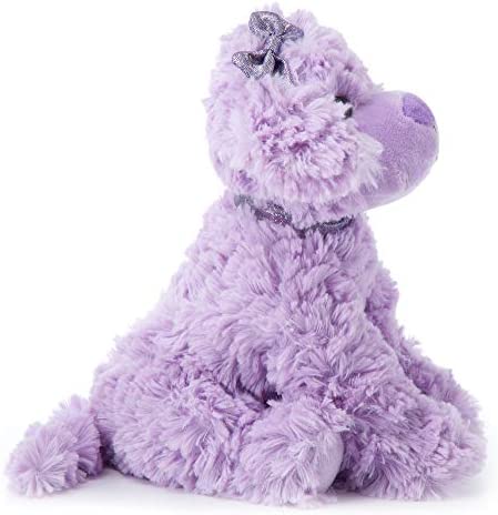 The Petting Zoo Scruffy Dog Stuffed Animal, Gifts for Girls, Purple Dog Plush Toy, 11 Inches
