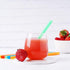 200 Pcs Jumbo Smoothie Straws,Colorful Disposable Wide-mouthed Large Straw.