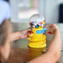 Gumball Machine for Kids with Gumballs - Bubble Gum Mini Candy Dispenser | Piggy Bank for Kids - Receive Red or Yellow Machine Colors May Vary - Sunny Days Entertainment