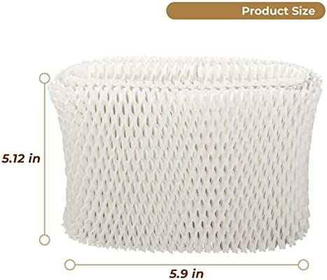 Ximoon Humidifier Filter Replacements for Vicks & Kaz WF2, Fit Vicks V3500N, V3100, V3900 Series, V3700, Sunbeam 1118, 1119 & 1120Series-2 Pack