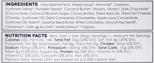 The YES Bar YES Bar – Macadamia Chocolate – Plant Based Protein, Decadent Snack Bar – Vegan, Paleo, Gluten Free, Dairy Free, Low Sugar, Healthy Snack, Breakfast, Low Carb, Keto Friendly (Pack of 6)