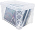Advantus Super Stacker 4" x 6" Index Card Box, Clear, 1 Box, 40305