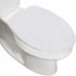 Gorilla Grip Thick Memory Foam Bathroom Toilet Lid Seat Cover, Soft Velvet Topside, Machine Wash, Plush Cushioned Covers Fits Most Size Lids, Decorative Bath Room Accessories, 19.5x18.5, Bright White