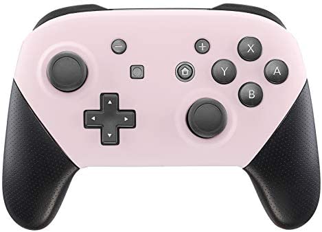 eXtremeRate Cherry Blossoms Pink Faceplate and Backplate for Nintendo Switch Pro Controller, Soft Touch DIY Replacement Shell Housing Case for Nintendo Switch Pro - Controller NOT Included