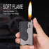 Morisk Torch Lighter Switchable Soft / Jet Flame, Butane Pipe Lighter Refillable with Lockable Function, Cool Foldable Lighters Unique Gift for Men(Butane Not Included)