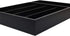 Silverware Utensil Tray Wooden Cutlery Drawer Dividers 5 Compartments Flatware Organizer Storage Holder Bamboo Flatware Organizer for Kitchen Office Supplies Cosmetics (Black)(Black)