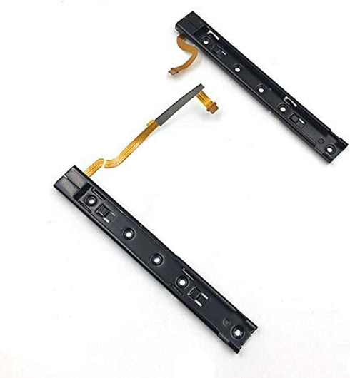 Replacement Right Left L R Slider Rail with Flex Cable Fix Part for Nintend Switch NS NX Joy-Con Console (Left+Right)