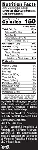 Wonderful Pistachios, Sweet Chili Flavor Nuts, 14 Ounce (Pack of 1)