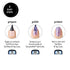 Sensationail Gel Nail Polish, “Cheers to 10 Years” Clear with Purple Glitter For up to 2 Weeks of Dazzling Color, LED Nail Lamp Required, Long-Lasting Finish, No Dry Time, 0.25 Fl Oz