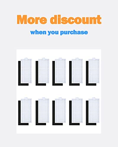 BBT Roller Brush Replacement for Eufy 11S, Eufy 11S MAX,Eufy RoboVac 25C,G30,G30 Hybrid, G10 Hybrid,G20,G20 Hybrid,30C,30,30C MAX,15C MAX,15C, 35C, 25C Max,11S Plus,G35+,G40+,G40 Hybrid+(Pack of 2)