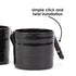 Diono Car Seat Cup Holders For Radian, Everett And Rainier Car Seats, Pack Of 2 Cup Holders, Black