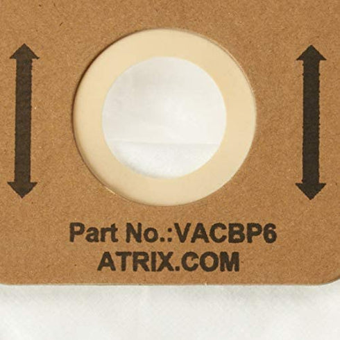 Atrix VACBP6-5P Replacement HEPA Filters for Atrix Backpack Vacuum, 5-Pack , White
