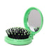 Louise Maelys Colorful Folding Hair Brush with Mirror Pop up Hair Comb for Purse Mini Pocket Hair Brush 4 piece