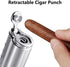 Torch Lighter, Butane Refillable Triple Jet Flame Adjustable Windproof Lighter with Puncher, Cigar Cutter and Lighter Set, Gifts for Men- Butane Gas Not Included
