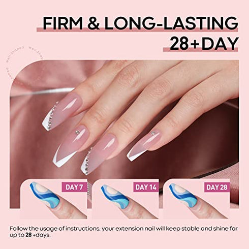 Modelones 600pcs Coffin Nails Fake Nail Tips Clear Full Cover Acrylic False Nails Extension Professional Manicure Tool for Nail Salons and DIY Nail Art 10 Sizes