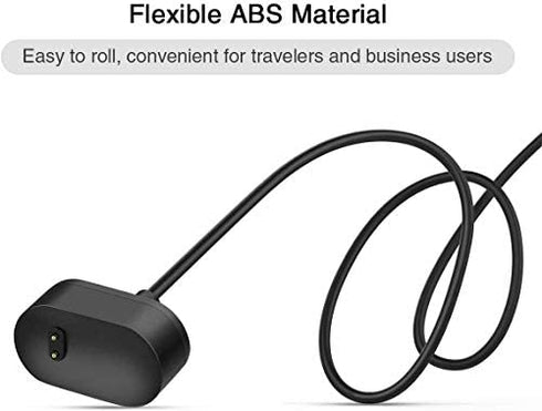 Compatible with Fitbit Ace 2/ Inspire Charger 3.3ft/100cm Replacement USB Charging Charger Cable for Ace 2/ Inspire/ Inspire HR Charger Cord Dock Adapter for ACE 2 Bands for kids