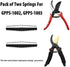 gonicc Replacement Springs Pruners Models(GPPS-1002, GPPS-1003), 2-Pack
