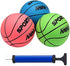 Stylife Mini Basketballs for Kids - Trampoline Basketballs 1 PCS Hoop Basketball - Toddler Balls Toys, 5 Inch Blue