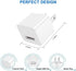 USB Wall Charger Block 4Pack 5V 1A Cube USB Plug Power Charging Adapter Brick for Apple iPhone Xs Max XR 8 Plus IPad Cell Phone Box