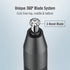 ConairMan Ear and Nose Hair Trimmer for Men, Cordless Lithium-Powered Trimmer, Patent 360 Bevel Blade for No Pull, No Snag Trimming Experience