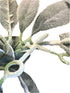 MULTI CANDY Artificial Flocked Lambs Ear Garland,Soft Faux Vine Greenery, Farmhouse Mantle Decor,DIY Home Decoration Vine