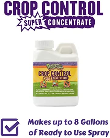 Trifecta Crop Control Super Concentrate All-in-One Natural Pesticide, Fungicide, Miticide, Insecticide, Help Defeat Spider Mites, Powdery Mildew, Botrytis, Mold, and More on Plants 4 OZ