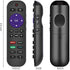 Gvirtue Universal Remote Control Fits for Roku Player 1 2 3 4 Premiere/+ Express/+ Ultra with 9 More Learning Keys Programmed to Control TV/Soundbar/Receiver