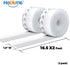 Holikme 1.8”W-33 Feet Weather Stripping Silicone Door Seal Strip Door?Silicone Sealing Sticker Adhesive for Doors?Suitable for Windows, Doors, etc,Transparent